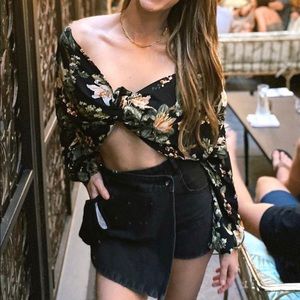 Floral top.